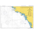 Product image of Admiralty Chart 20 | Ile d'Ouessant to Pointe de la Coubre, featuring navigational markings, depth soundings, and coastal features, essential for safe marine navigation. It could be displayed as an art piece or used for navigation on a boat or ship.