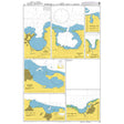 Product image of Admiralty Chart 459 | Harbours on the North Coast of Jamaica, featuring navigational markings, depth soundings, and coastal features, essential for safe marine navigation. It could be displayed as an art piece or used for navigation on a boat or ship.