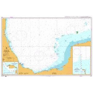 Product image of Admiralty Chart 1307 | Bahia de Campeche, featuring navigational markings, depth soundings, and coastal features, essential for safe marine navigation. It could be displayed as an art piece or used for navigation on a boat or ship.