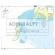 Product image of Admiralty Chart 1449 | Approaches to Providenciales, featuring navigational markings, depth soundings, and coastal features, essential for safe marine navigation. It could be displayed as an art piece or used for navigation on a boat or ship.