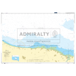 Product image of Admiralty Chart 2136 | Pointe de la Percee to Ouistreham, featuring navigational markings, depth soundings, and coastal features, essential for safe marine navigation. It could be displayed as an art piece or used for navigation on a boat or ship.