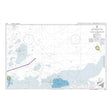 Product image of Admiralty Chart 2443 | Sir Abu Nu'ayr to Zirkuh, featuring navigational markings, depth soundings, and coastal features, essential for safe marine navigation. It could be displayed as an art piece or used for navigation on a boat or ship.