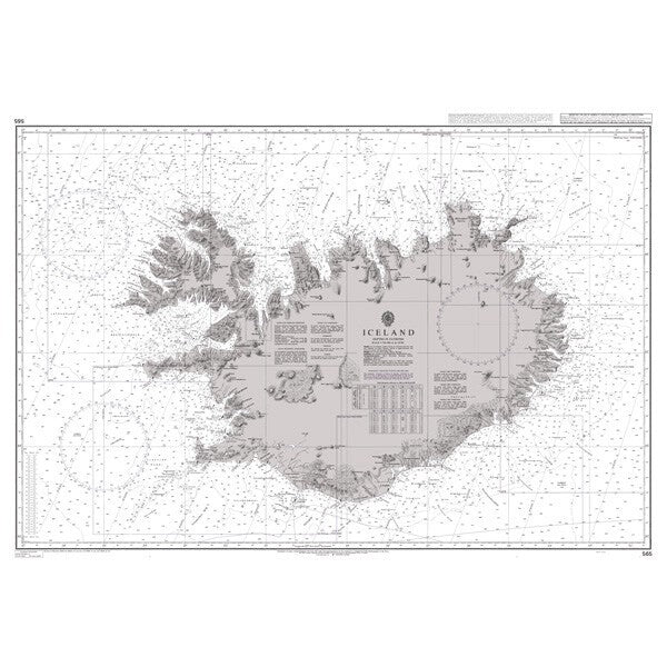 Admiralty Chart 565: Baia de Sao Marcos by Admiralty features precise black and white linework detailing the coastline, topography, navigational routes, and maritime markings per Admiralty chart standards.