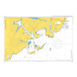 Product image of Admiralty Chart 2527 | Port Albemarle, featuring navigational markings, depth soundings, and coastal features, essential for safe marine navigation. It could be displayed as an art piece or used for navigation on a boat or ship.