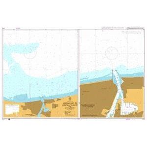 Product image of Admiralty Chart 2751 | Approaches to Coatzacoalcos and Pajaritos, featuring navigational markings, depth soundings, and coastal features, essential for safe marine navigation. It could be displayed as an art piece or used for navigation on a boat or ship.