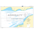 Product image of Admiralty Chart 3747 | Tangguh Terminal and Approaches, featuring navigational markings, depth soundings, and coastal features, essential for safe marine navigation. It could be displayed as an art piece or used for navigation on a boat or ship.