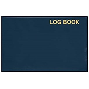 The Imray Navigator's Log Book features a durable navy blue PVC cover with "LOG BOOK" printed in yellow on the top right corner, set against a plain white background.