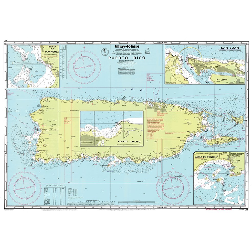 Imray Chart A1: Puerto Rico chart