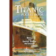 The cover of "The Titanic Pocketbook" by Osprey Publishing features a vibrant Edwardian image of the iconic ocean liner with text reading "Royal and United States Mail Steamer" and "White Star Line 1912," capturing the ship's spirit.