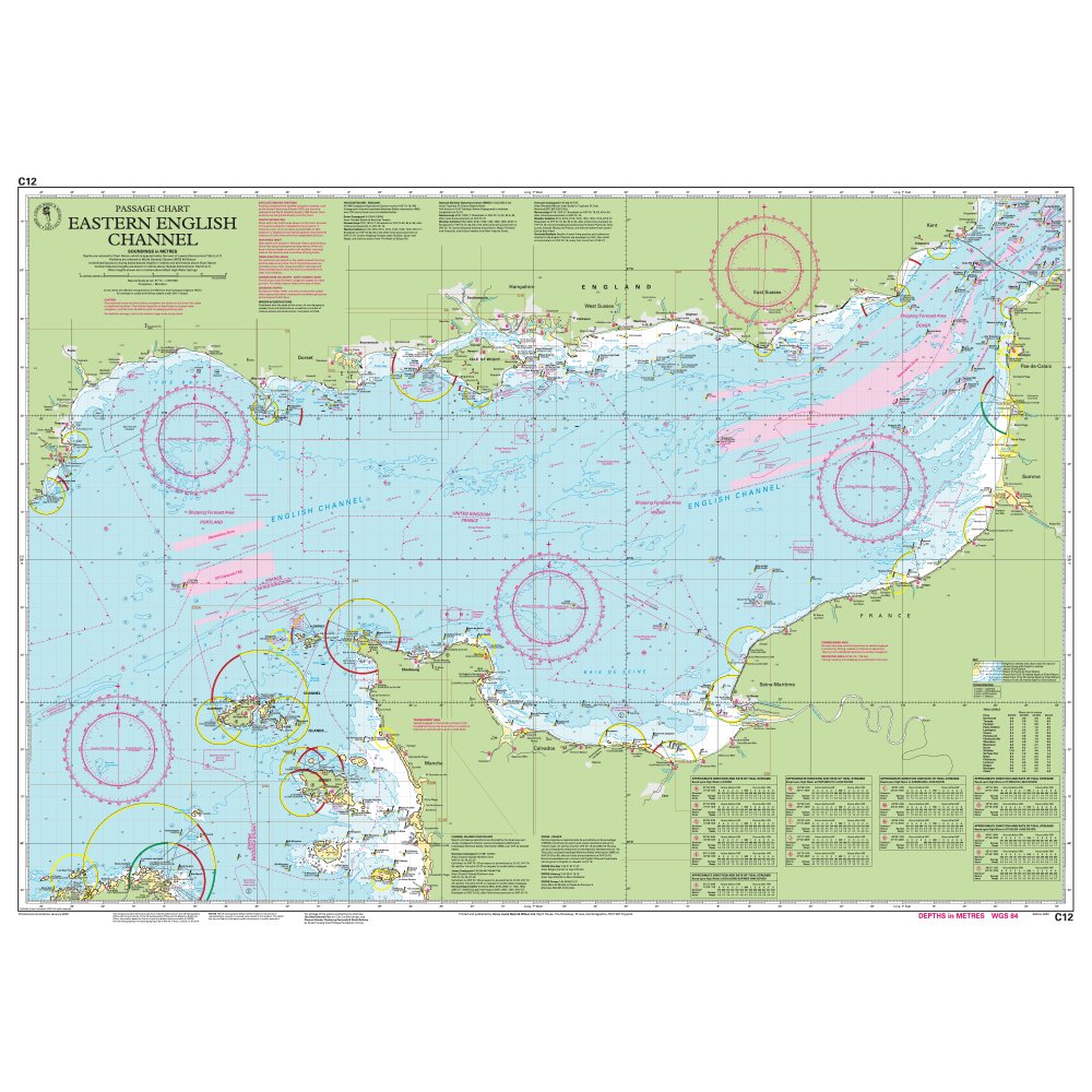 Imray Chart C12: Eastern English Channel Passage Chart chart