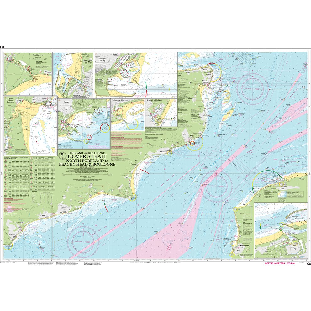 Imray Chart C8: Dover Strait chart
