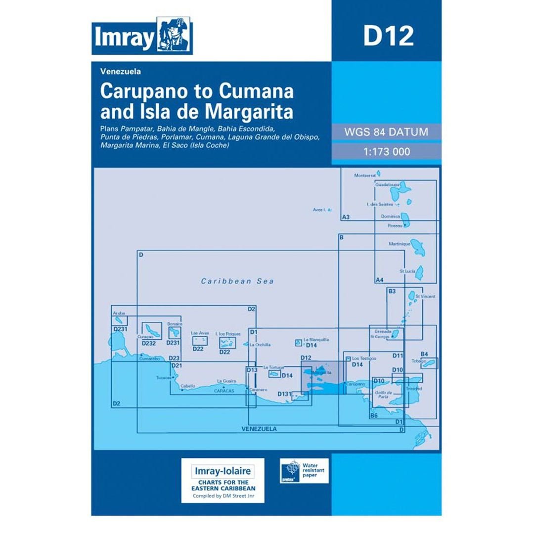 Imray Chart D12: Carupano to Cumana and Isla de Margarita cover