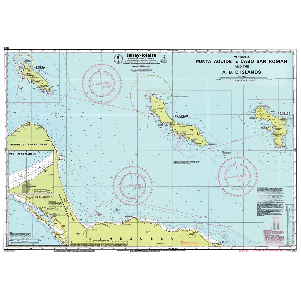 Imray Chart D23: Punta Aguide to Cabo San Roman and the A, B, C Islands chart