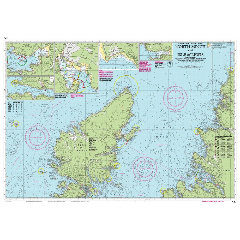 Imray Chart C67: North Minch and Isle of Lewis chart