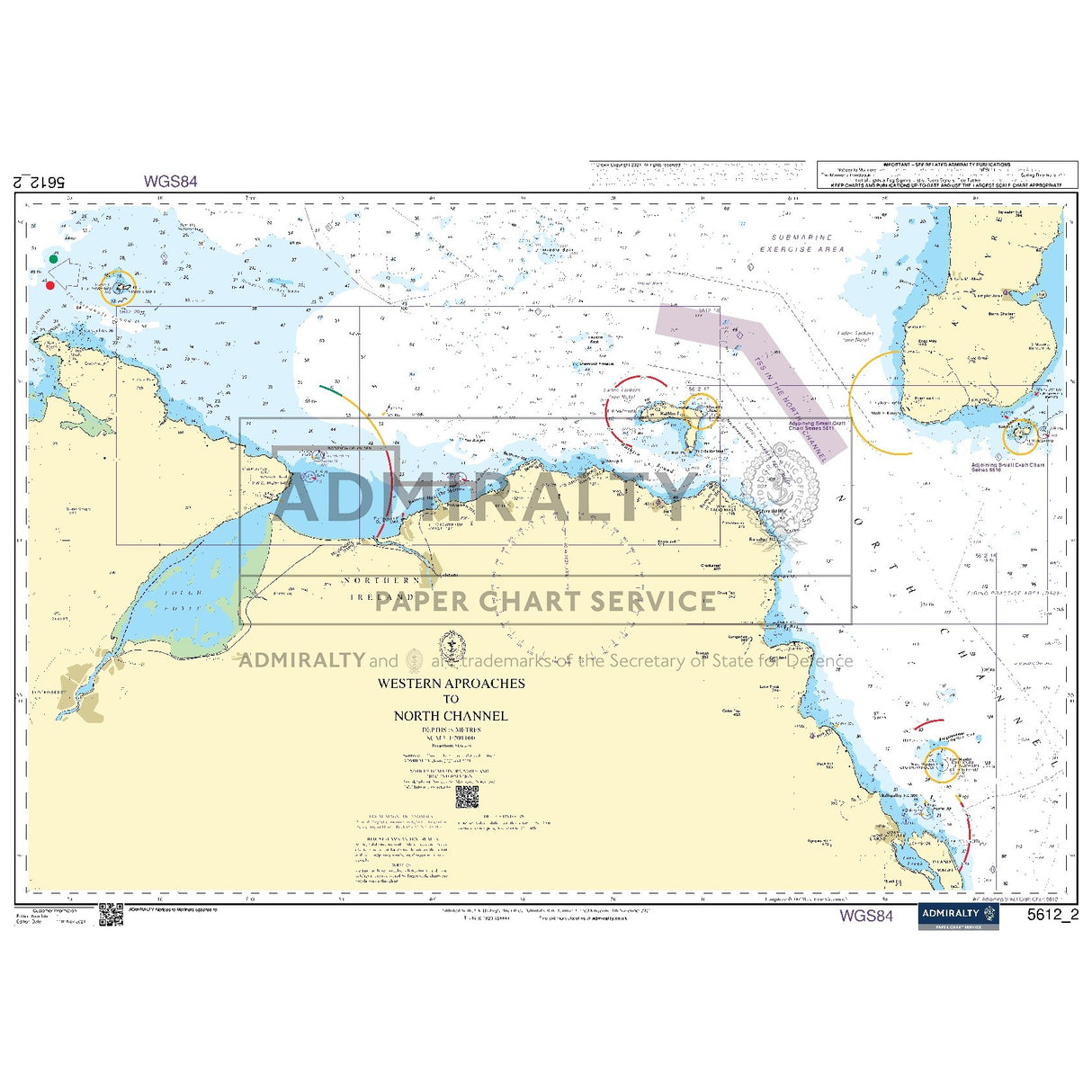 Nautical chart 5612_2 Western Approaches to North Channel