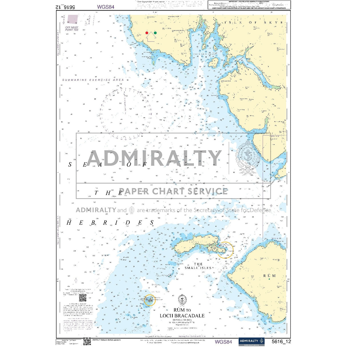 Nautical chart 5616_12 Rum to Loch Bracadale