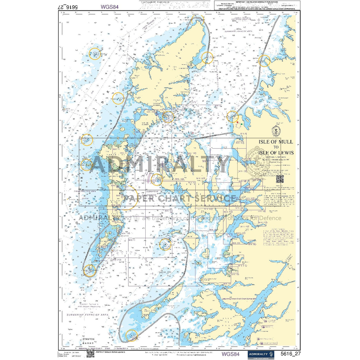 Nautical chart 5616_27 Isle of Mull to Isle of Lewis