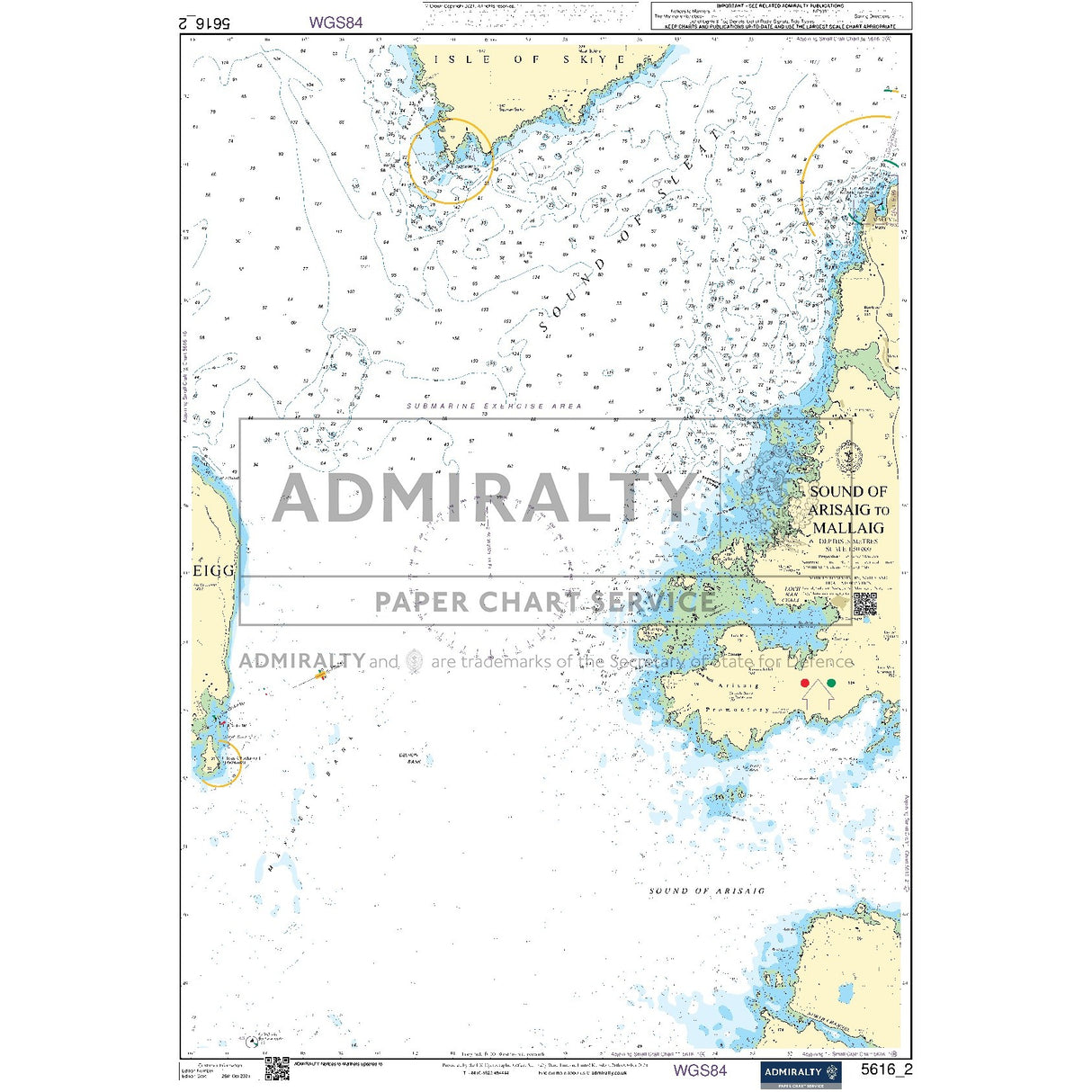Nautical chart 5616_2 Sound of Arisaig to Mallaig