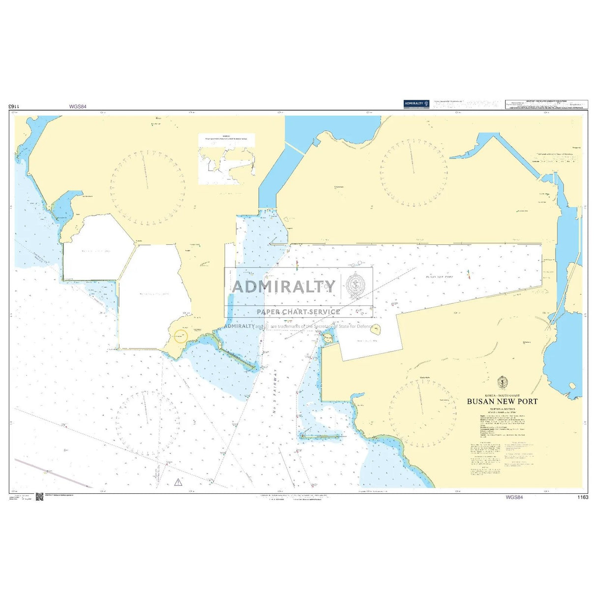 Thumbnail of Admiralty Chart 1163: Busan New Port