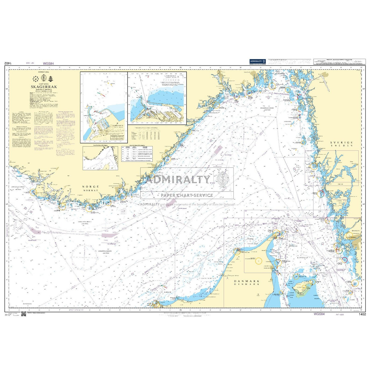 Thumbnail of Admiralty Chart 1402: Skagerrak
