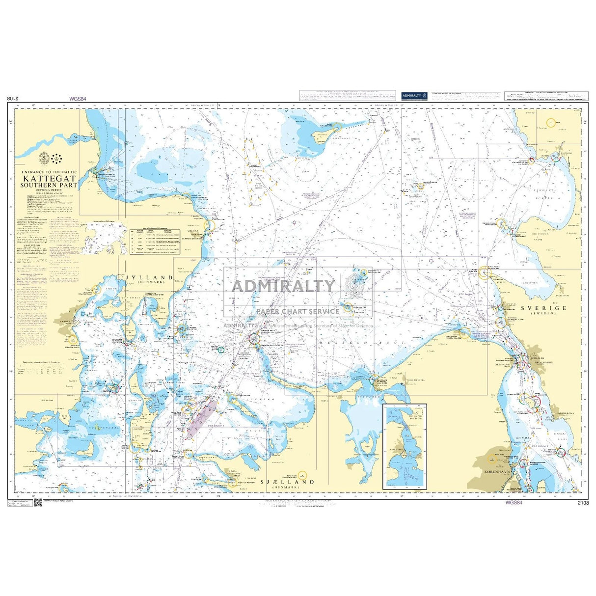 Thumbnail of Admiralty Chart 2108: Kattegat Southern Part