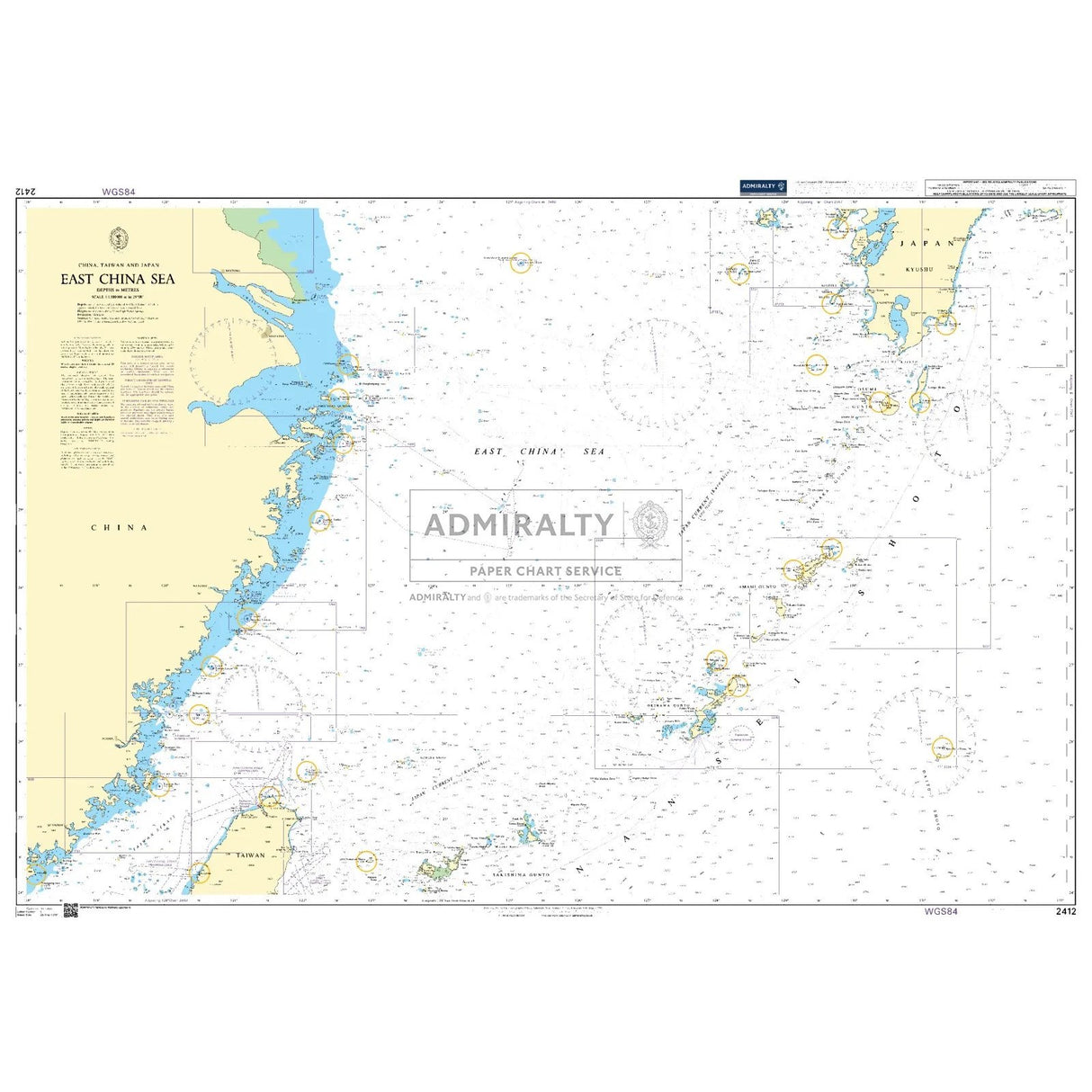 Thumbnail of Admiralty Chart 2412: East China Sea