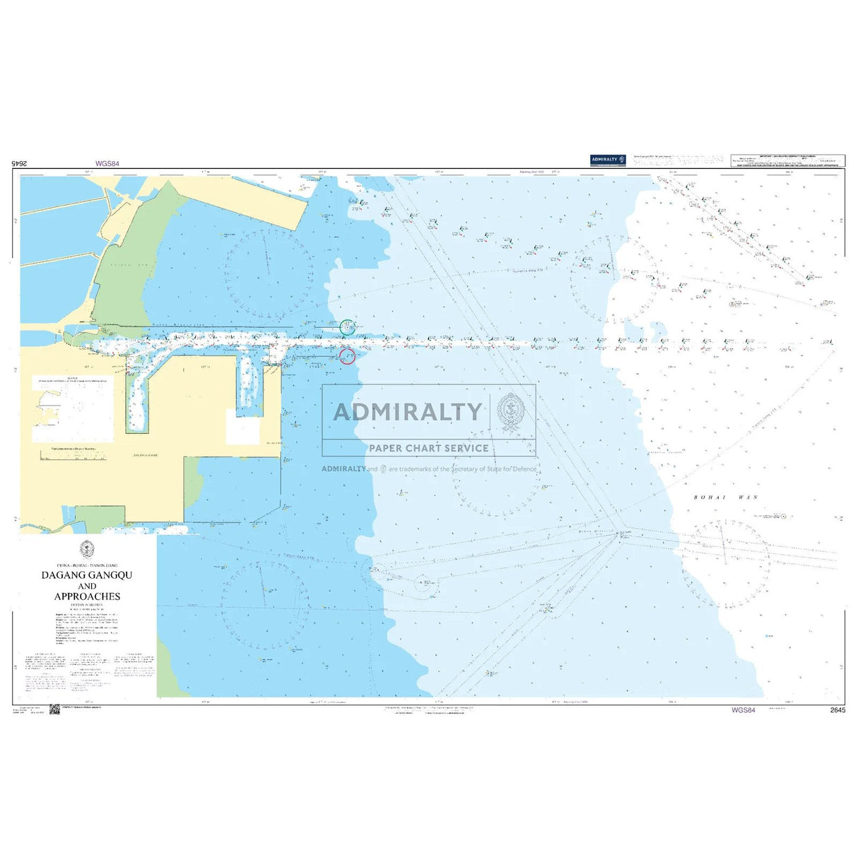 Thumbnail of Admiralty Chart 2645: Dagang Gangqu and Approaches