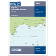 The Imray Chart Y44L, titled "Salcombe Harbour" and laminated for durability, offers a detailed navigational guide to parts of the south coast of England, with a focus on Salcombe, Dartmouth, and Plymouth. As part of the Imray Y Series charts, it features updates from July 2022 and uses a scale of 1:15 000 WGS 84.
