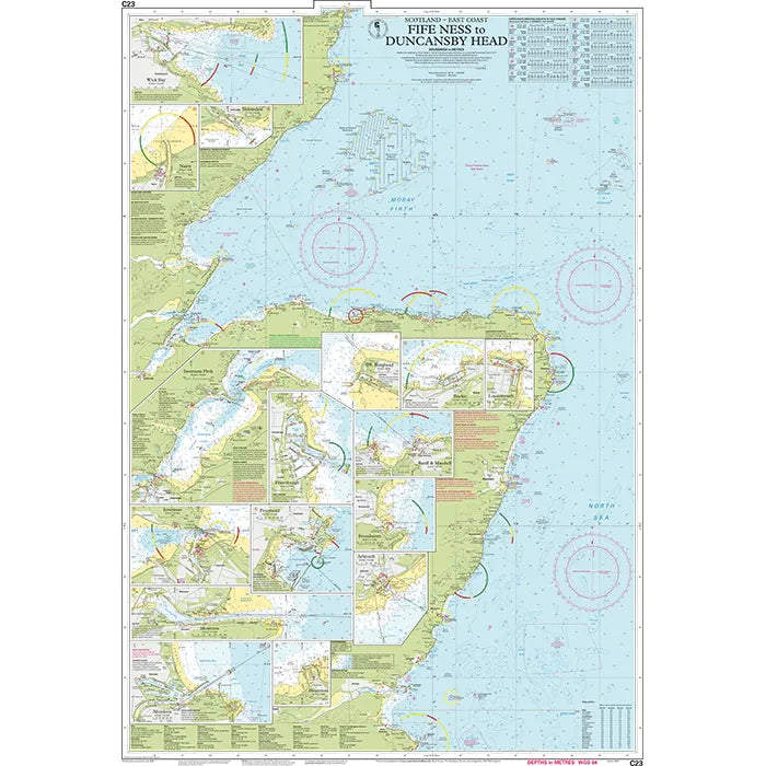 Imray Chart C23: Fife Ness to Duncansby Head - SailorShop