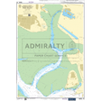 The Admiralty Small Craft Charts - 5600 - The Solent and Approaches showcases water depths with marked navigation aids. Coastal areas and land features are visible in beige, ideal for coastal navigation. Green shading indicates shallow waters, catering to small craft users. Numerous navigational symbols and text annotations are highlighted throughout the chart.