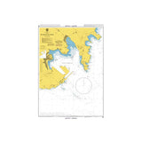 Product image of Admiralty Chart 36 | Marsaxlokk and Approaches, featuring navigational markings, depth soundings, and coastal features, essential for safe marine navigation. It could be displayed as an art piece or used for navigation on a boat or ship.