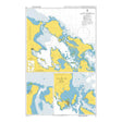 Product image of Admiralty Chart 56 | Bahia Almirante, featuring navigational markings, depth soundings, and coastal features, essential for safe marine navigation. It could be displayed as an art piece or used for navigation on a boat or ship.