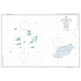 Product image of Admiralty Chart 94 | Paracel Islands and Macclesfield Bank, featuring navigational markings, depth soundings, and coastal features, essential for safe marine navigation. It could be displayed as an art piece or used for navigation on a boat or ship.