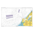 Product image of Admiralty Chart 122 | Approaches to Europoort and Hoek van Holland, featuring navigational markings, depth soundings, and coastal features, essential for safe marine navigation. It could be displayed as an art piece or used for navigation on a boat or ship.