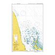 Product image of Admiralty Chart 164 | North and North-East Approaches to Massawa (Mits'iwa), featuring navigational markings, depth soundings, and coastal features, essential for safe marine navigation. It could be displayed as an art piece or used for navigation on a boat or ship.