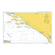 Product image of Admiralty Chart 196 | Bar to Split including Otok Palagruza, featuring navigational markings, depth soundings, and coastal features, essential for safe marine navigation. It could be displayed as an art piece or used for navigation on a boat or ship.