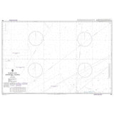 Product image of Admiralty Chart 268 | North Sea Offshore Charts Sheet 9, featuring navigational markings, depth soundings, and coastal features, essential for safe marine navigation. It could be displayed as an art piece or used for navigation on a boat or ship.