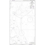 Product image of Admiralty Chart 274 | North Sea Offshore Charts Sheet 6, featuring navigational markings, depth soundings, and coastal features, essential for safe marine navigation. It could be displayed as an art piece or used for navigation on a boat or ship.