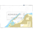 Product image of Admiralty Chart 303 | Porto de Luanda, featuring navigational markings, depth soundings, and coastal features, essential for safe marine navigation. It could be displayed as an art piece or used for navigation on a boat or ship.