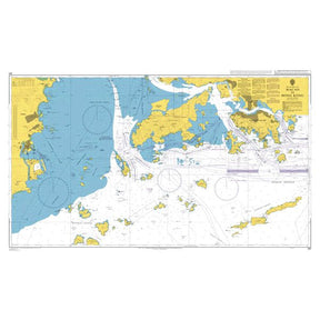 Product image of Admiralty Chart 341 | Macao to Hong Kong, featuring navigational markings, depth soundings, and coastal features, essential for safe marine navigation. It could be displayed as an art piece or used for navigation on a boat or ship.