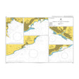 Product image of Admiralty Chart 351 | Ports in the Gulf of Genoa, featuring navigational markings, depth soundings, and coastal features, essential for safe marine navigation. It could be displayed as an art piece or used for navigation on a boat or ship.