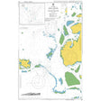 Product image of Admiralty Chart 386 | Yadua Island to Yaqaga Island, featuring navigational markings, depth soundings, and coastal features, essential for safe marine navigation. It could be displayed as an art piece or used for navigation on a boat or ship.