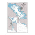 Product image of Admiralty Chart 444 | Bahia de Cienfuegos and Approaches, featuring navigational markings, depth soundings, and coastal features, essential for safe marine navigation. It could be displayed as an art piece or used for navigation on a boat or ship.