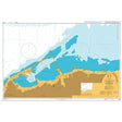 Product image of Admiralty Chart 455 | Tarabulus (Tripoli) Harbour, featuring navigational markings, depth soundings, and coastal features, essential for safe marine navigation. It could be displayed as an art piece or used for navigation on a boat or ship.