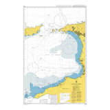Product image of Admiralty Chart 483 | Gulf of Paria, featuring navigational markings, depth soundings, and coastal features, essential for safe marine navigation. It could be displayed as an art piece or used for navigation on a boat or ship.