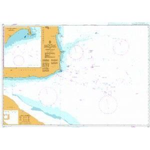 Product image of Admiralty Chart 501 | South East Approaches to Trinidad, featuring navigational markings, depth soundings, and coastal features, essential for safe marine navigation. It could be displayed as an art piece or used for navigation on a boat or ship.