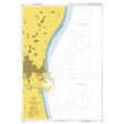 Product image of Admiralty Chart 518 | Approaches to Valencia, featuring navigational markings, depth soundings, and coastal features, essential for safe marine navigation. It could be displayed as an art piece or used for navigation on a boat or ship.