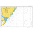 Product image of Admiralty Chart 556 | Tramandai to Mar del Plata, featuring navigational markings, depth soundings, and coastal features, essential for safe marine navigation. It could be displayed as an art piece or used for navigation on a boat or ship.