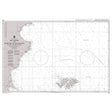 Product image of Admiralty Chart 558 | Isla Leones to Estrecho de Magallanes including the Falkland Islands, featuring navigational markings, depth soundings, and coastal features, essential for safe marine navigation. It could be displayed as an art piece or used for navigation on a boat or ship.