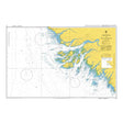 Product image of Admiralty Chart 611 | Cabo Roxo to Port Kamsar, featuring navigational markings, depth soundings, and coastal features, essential for safe marine navigation. It could be displayed as an art piece or used for navigation on a boat or ship.